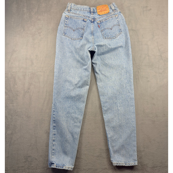 Vintage Levi's 512 Jeans Womens Size 11 Blue Denim Slim Fit Tapered Leg Made USA - Picture 2 of 10